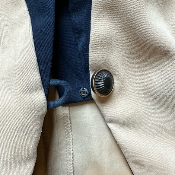 Vintage Amanda Smith Navy/Tan Skirt and Jacket Suit. Size 6 Petite. - Picture 7 of 10